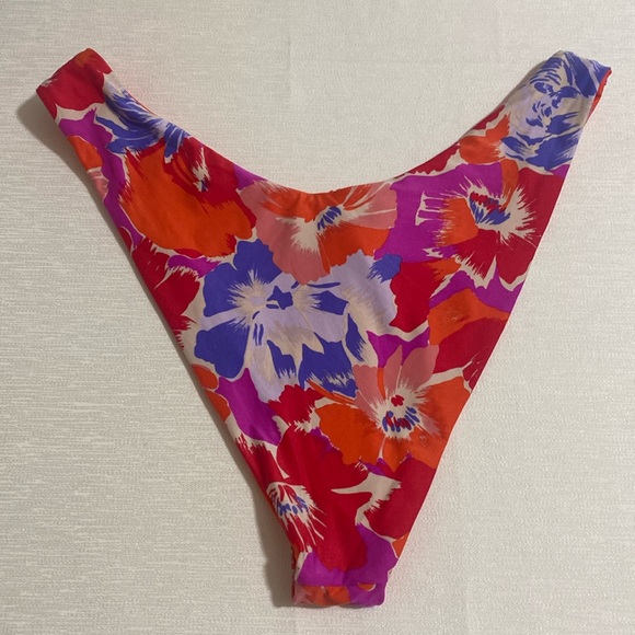 L*SPACE Women's CABANA BOTTOM BITSY Cut Bikini Bottom Size XL - Picture 2 of 4
